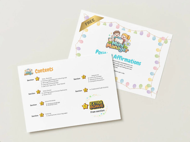 Mini Manager Holiday Activity Bundle - Spring Edition